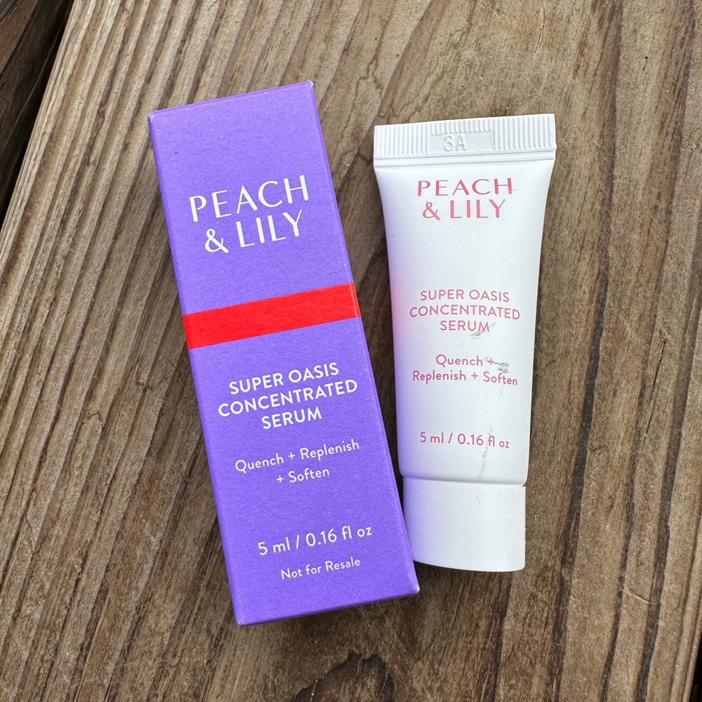 Peach & Lily super oasis concentrated serum sample